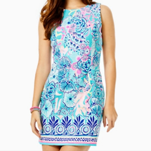 🆕️ Lily Pulitzer Mila Sleeveless Shift Dress Once Upon A Tide - Picture 6 of 16